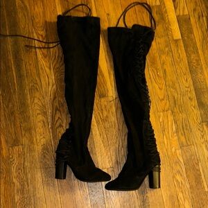 Black Over-the-Knee Boots
